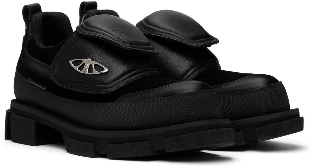 BOTH Black Gao Velcro Sneakers 4