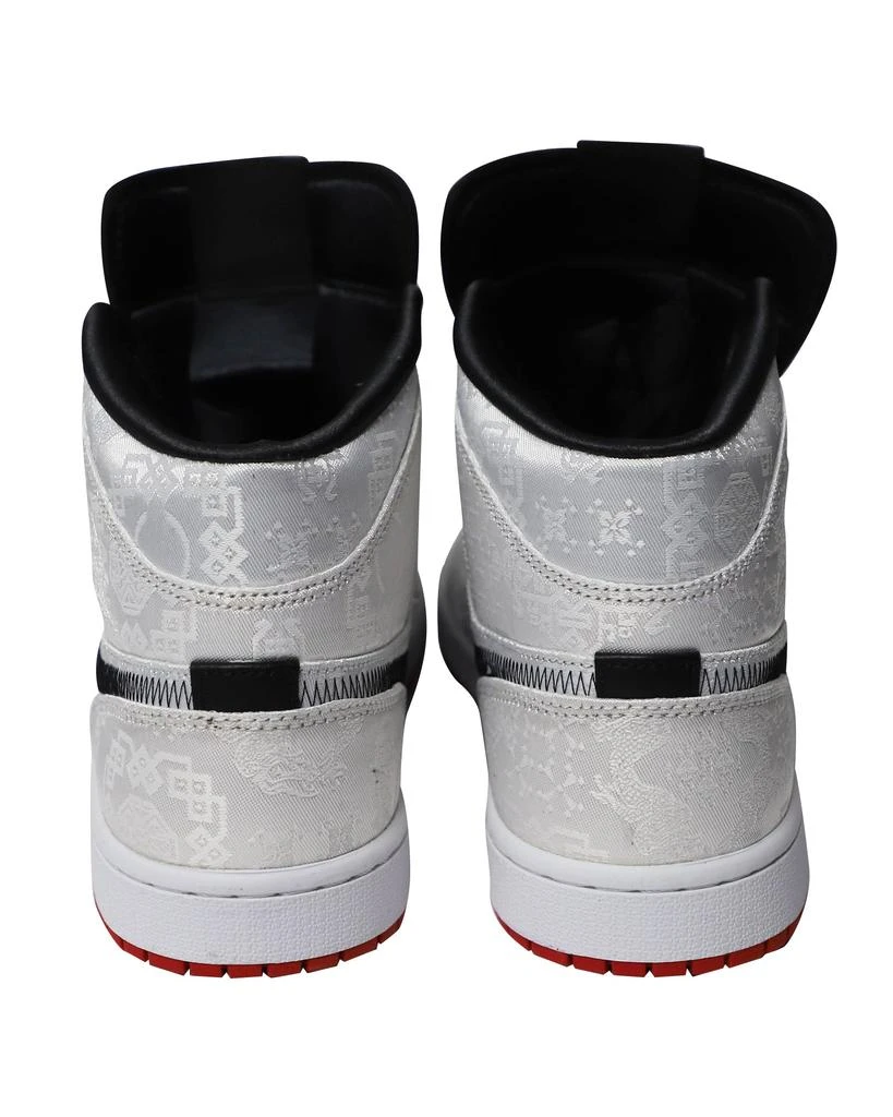 NIKE Edison Chen x Air Jordan 1 Mid “Fearless” CLOT in White Canvas 4