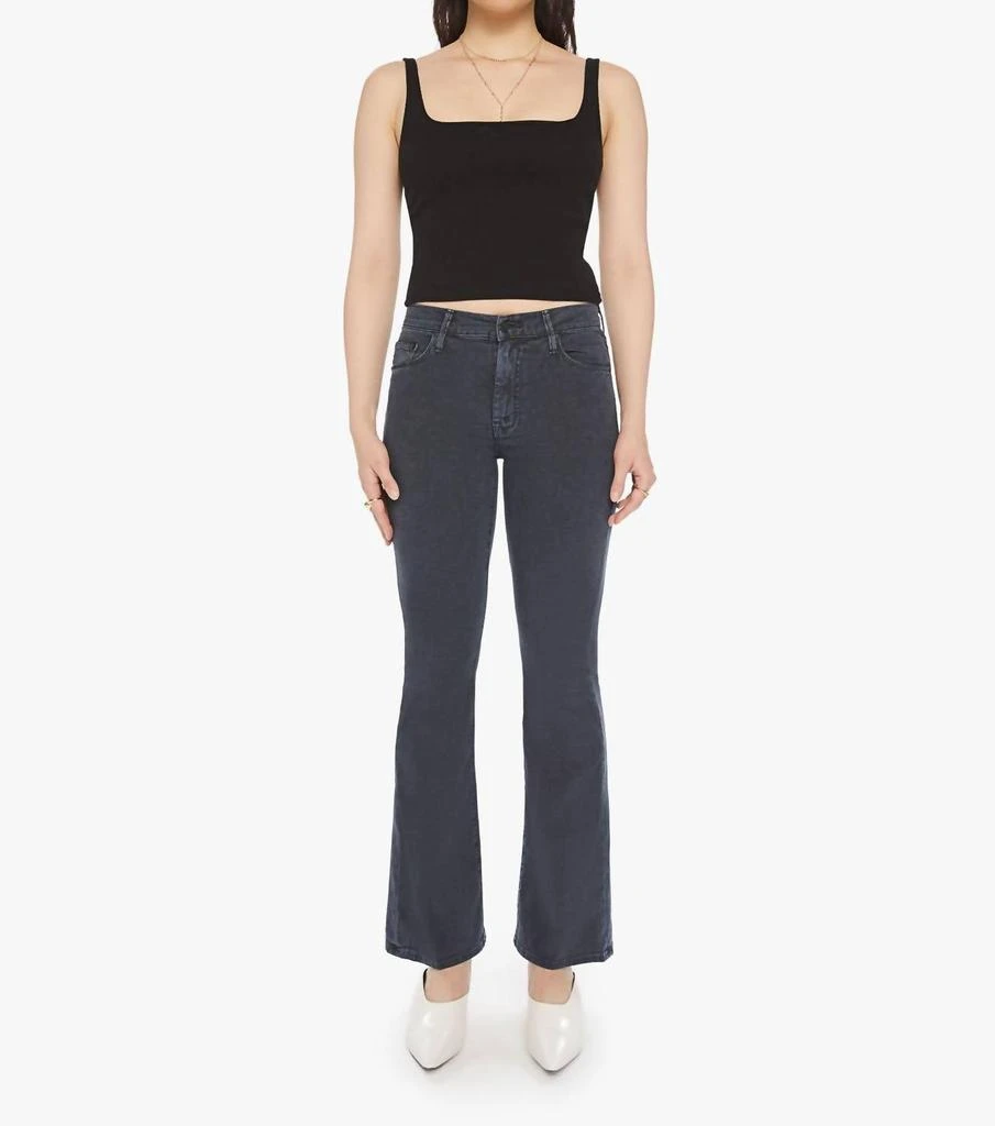 Mother The Weekender Jean In Faded Black 1