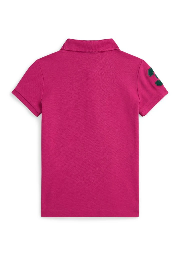 Ralph Lauren Girls 2-6x Big Pony Stretch Mesh Polo Shirt 2