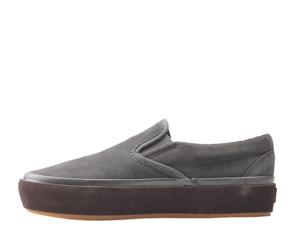 Vans Classic Slip On Platform Suede Outsole Asphalt Low Top Sneaker VN0A3JEZQFA 3