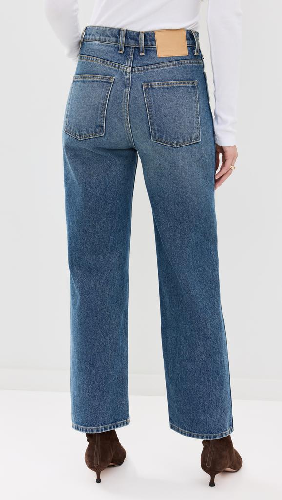 B Sides Plein High Straight Jeans