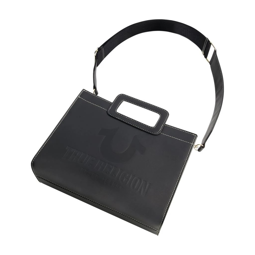 True Religion Horsehoe Motif Medium Modern Tote 4