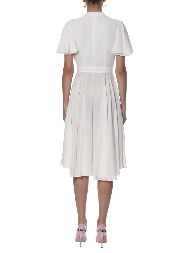 Alexander McQueen Alexander McQueen Short-Sleeved Ruffled Dress 4