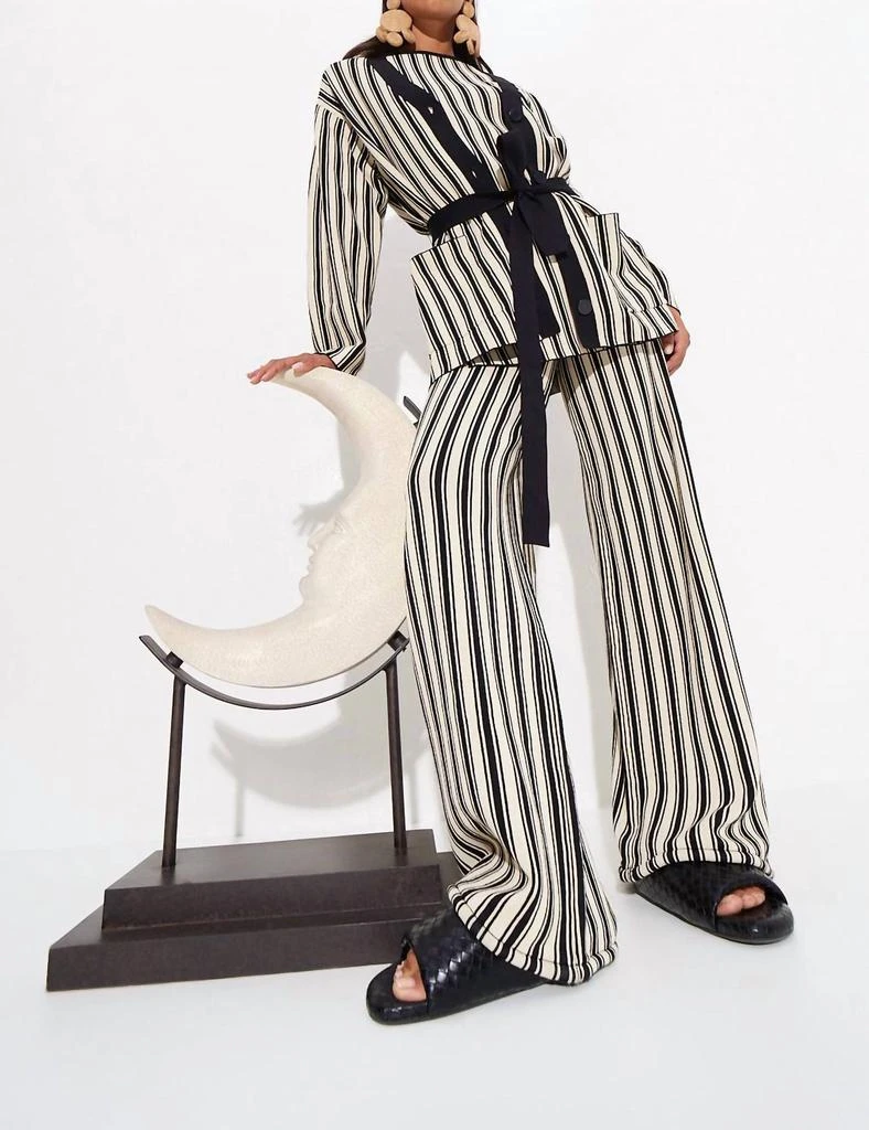 Simon Miller Simon Miller - Max Striped Belted Knit Cardigan 4