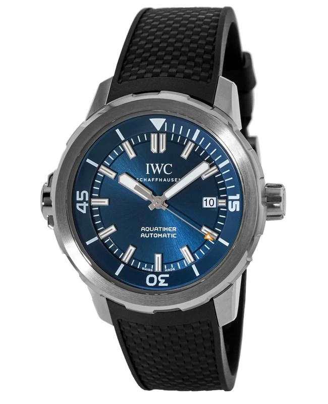 IWC Schaffhausen IWC Aquatimer Automatic Expedition Jacques-Yves Cousteau Blue Dial Men's Watch IW329005 1