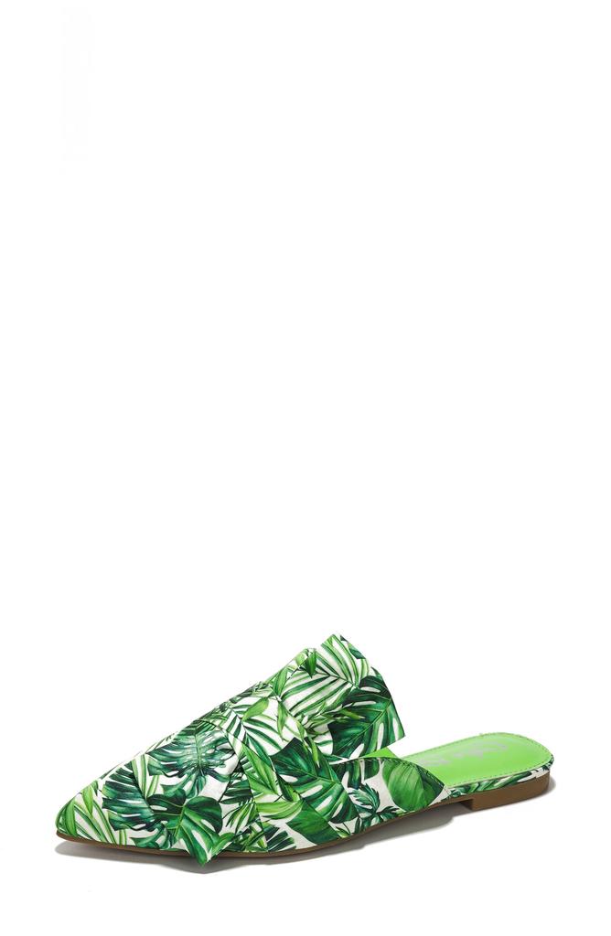 Cape Robbin Carolyn Print Mule