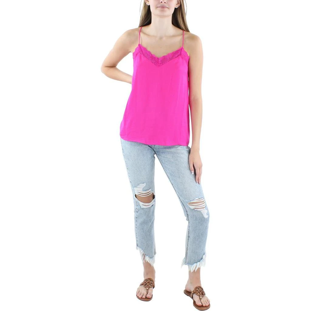 Naked Zebra Womens Shimmer Lace Pullover Top 3