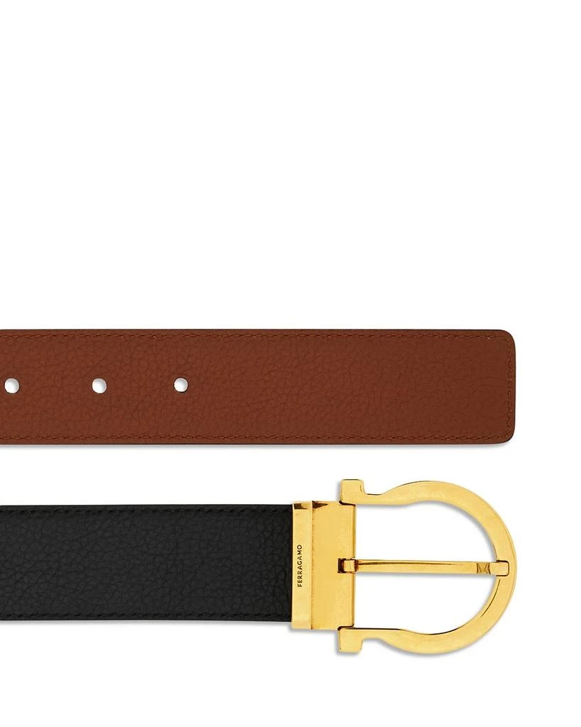 Salvatore Ferragamo Gancini Reversible Leather Belt 4