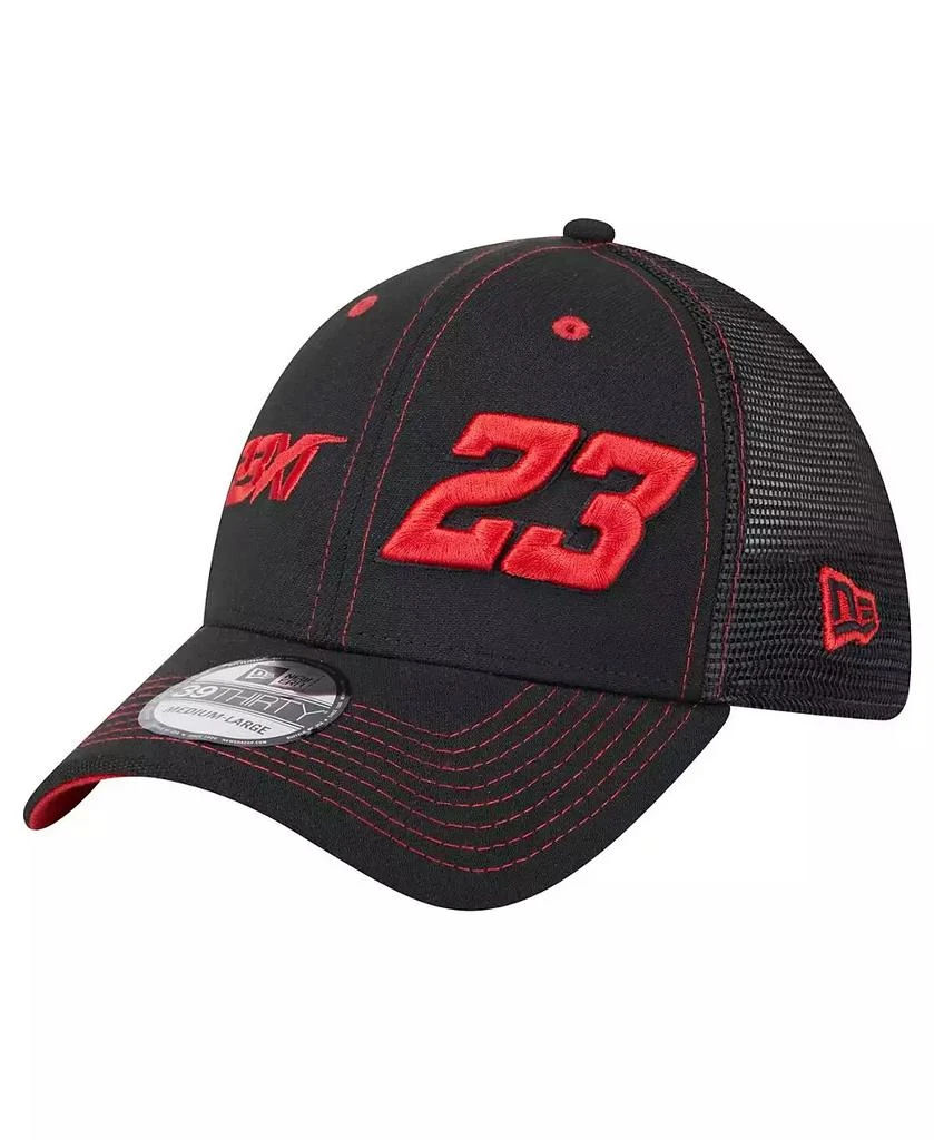 New Era Men's Black Bubba Wallace Driver 39THIRTY Trucker Fitted Hat 1