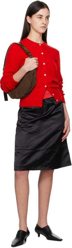 Nothing Written Red Emitt Wool Round Cardigan 4