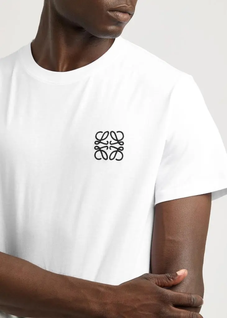 Loewe Anagram-embroidered cotton T-shirt 5