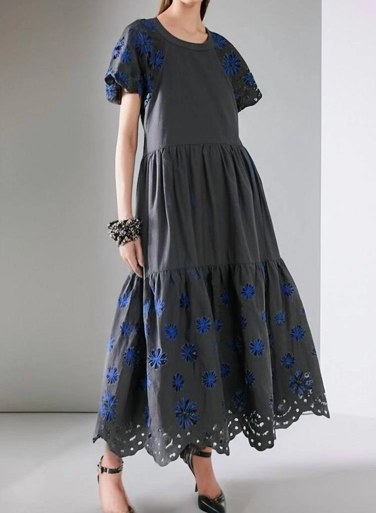 Something Navy Something Navy - Embroidered Tiered Maxi Dress 1