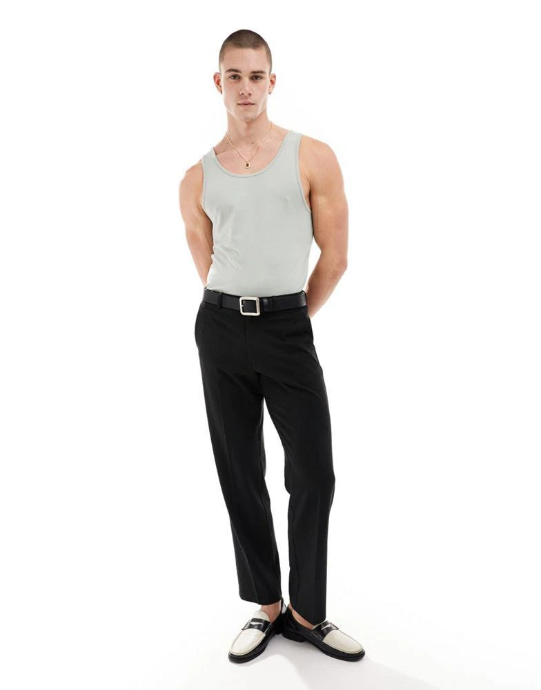 ASOS ASOS DESIGN muscle fit vest in light green 2