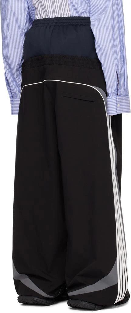 Balenciaga Black Cut-Up Track Pants 3