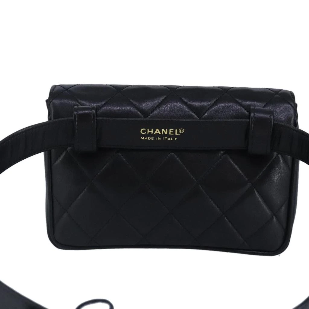 Shop Waist Belt Bag Quilted Shiny Calfskin Leather Bag (Pre  display picture 1