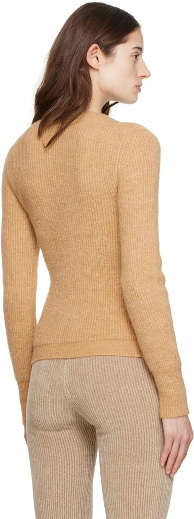 Jacquemus Beige Le Papier 'La Maille Pau' Cardigan 3