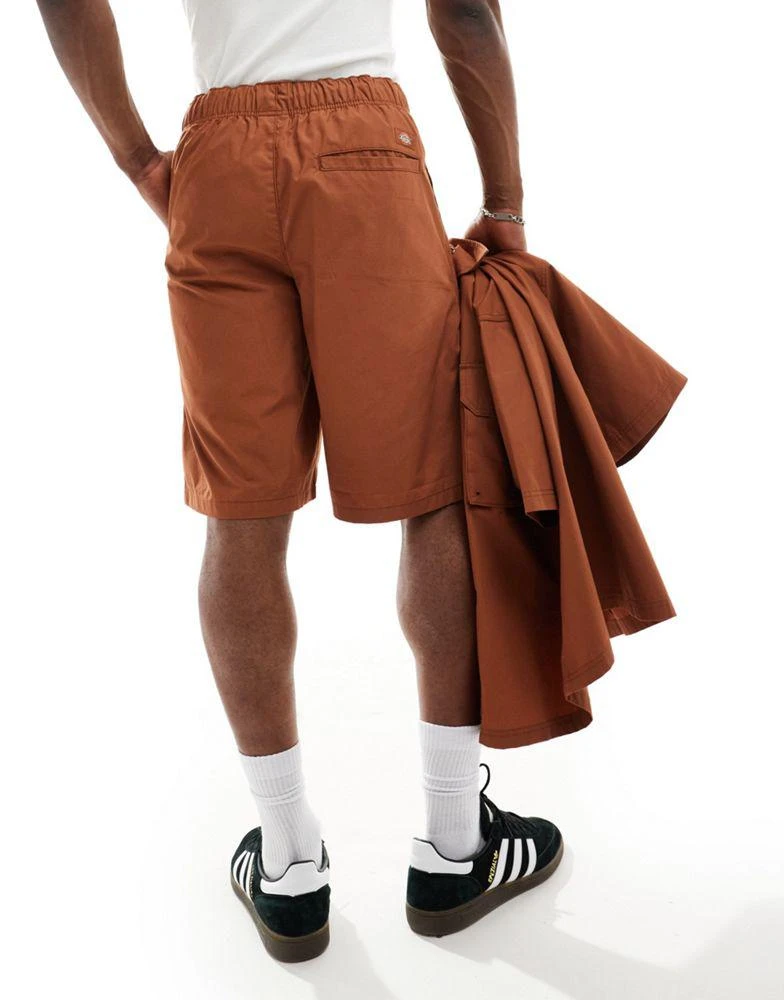 DICKIES Dickies fisherville shorts in brown tan 4