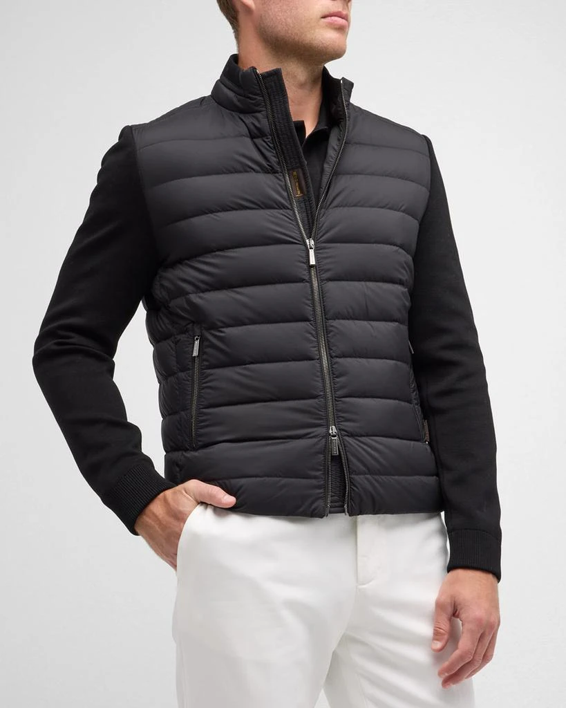 MooRER Men's Hybrid Full-Zip Jacket 7