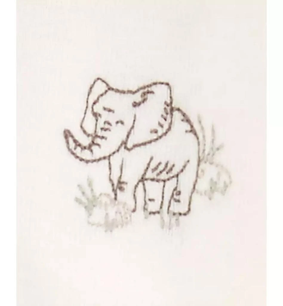 Carter's Baby Cotton Elephant Little Jacket, Striped Bodysuit & Printed Pants, 3 Piece Set 3