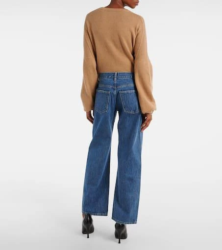 Khaite Kerrie mid-rise wide-leg jeans 3