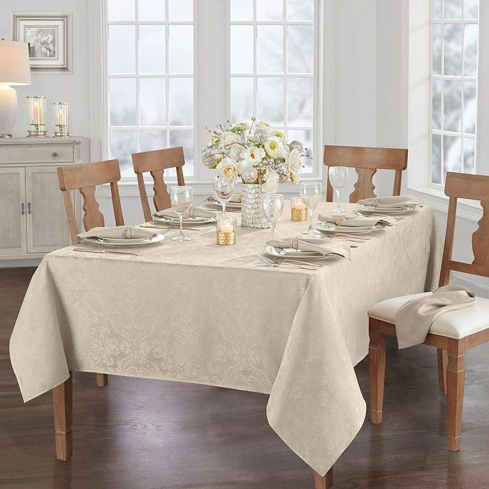 Elrene Home Fashions Elrene Caiden Elegance Damask Tablecloth, 52" x 52" 1
