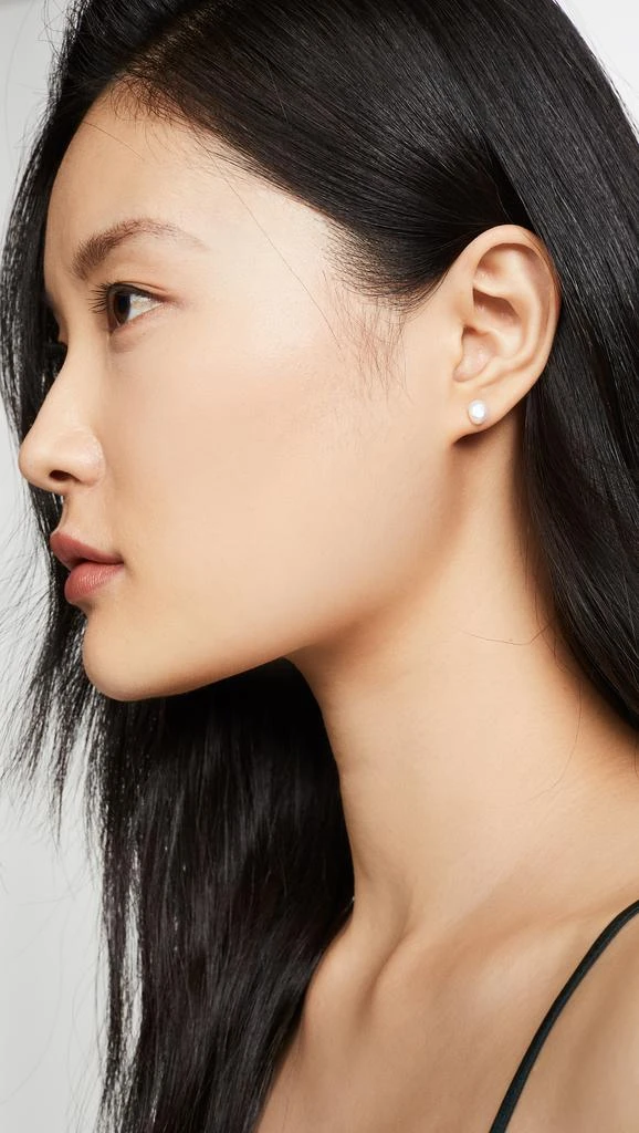 AGMES Pearl Stud Earrings 2