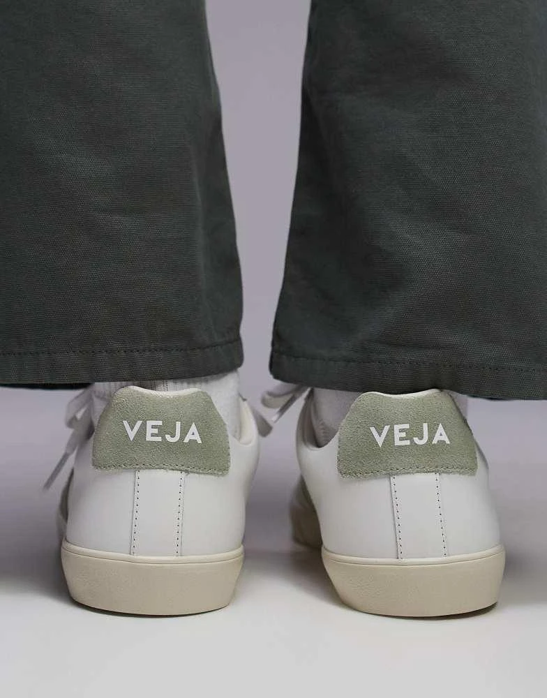 Veja VEJA Esplar logo trainer in extra white clay leather 3