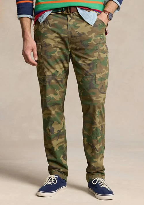 Ralph Lauren Ralph Lauren Big Tall Classic Fit Camo Canvas Cargo Pants 1