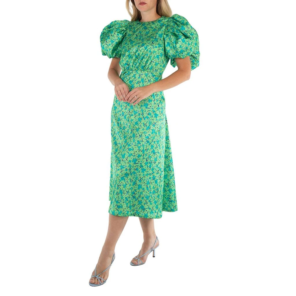 rotate green dress ROTATE Mint Green Floral Maxi Dress by ROTATE Birger Christensen