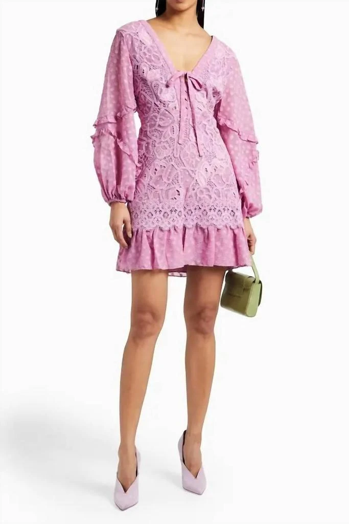 ALEXIS Malicha Dress M / Lilac Macrame