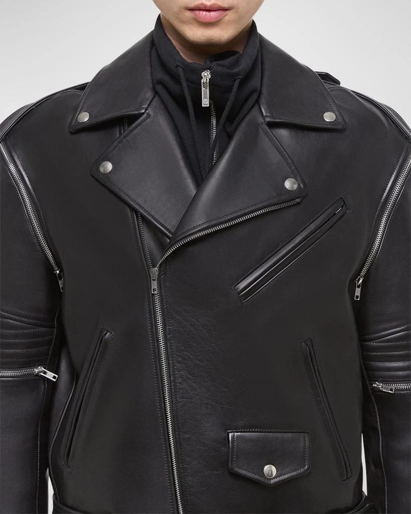 Helmut Lang Men's Astro Leather Biker Jacket 5