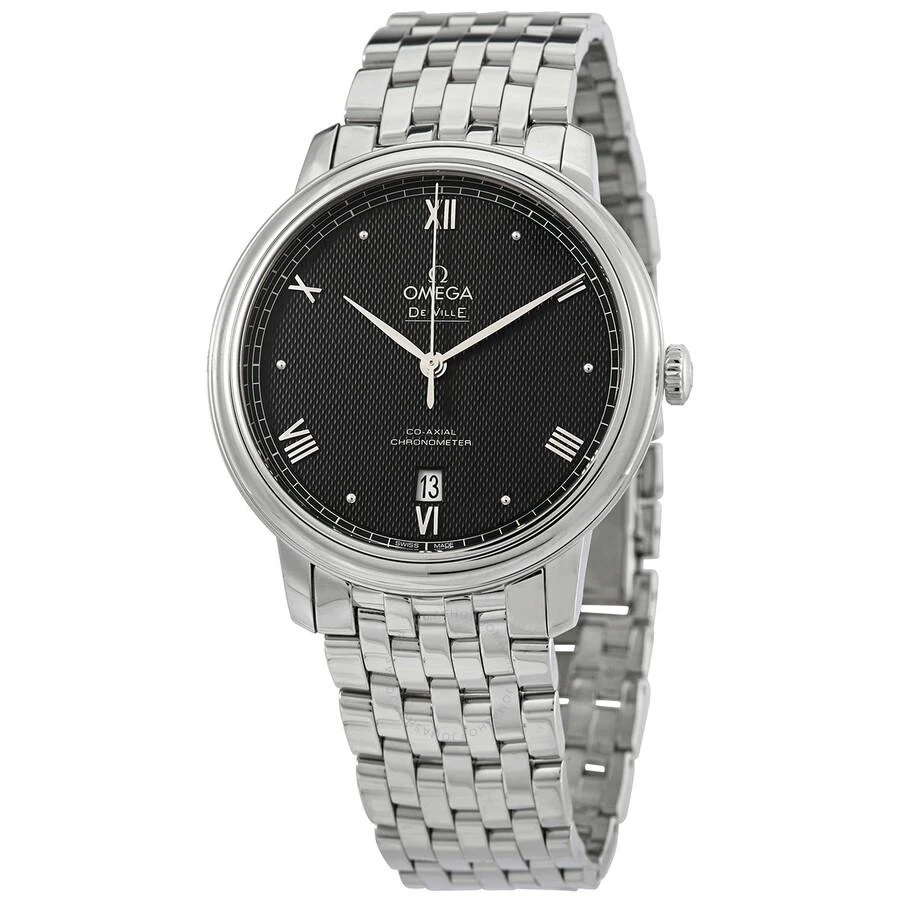 Omega De Ville Prestige Automatic Chronometer Black Dial Men's Watch 424.10.40.20.01.002 1