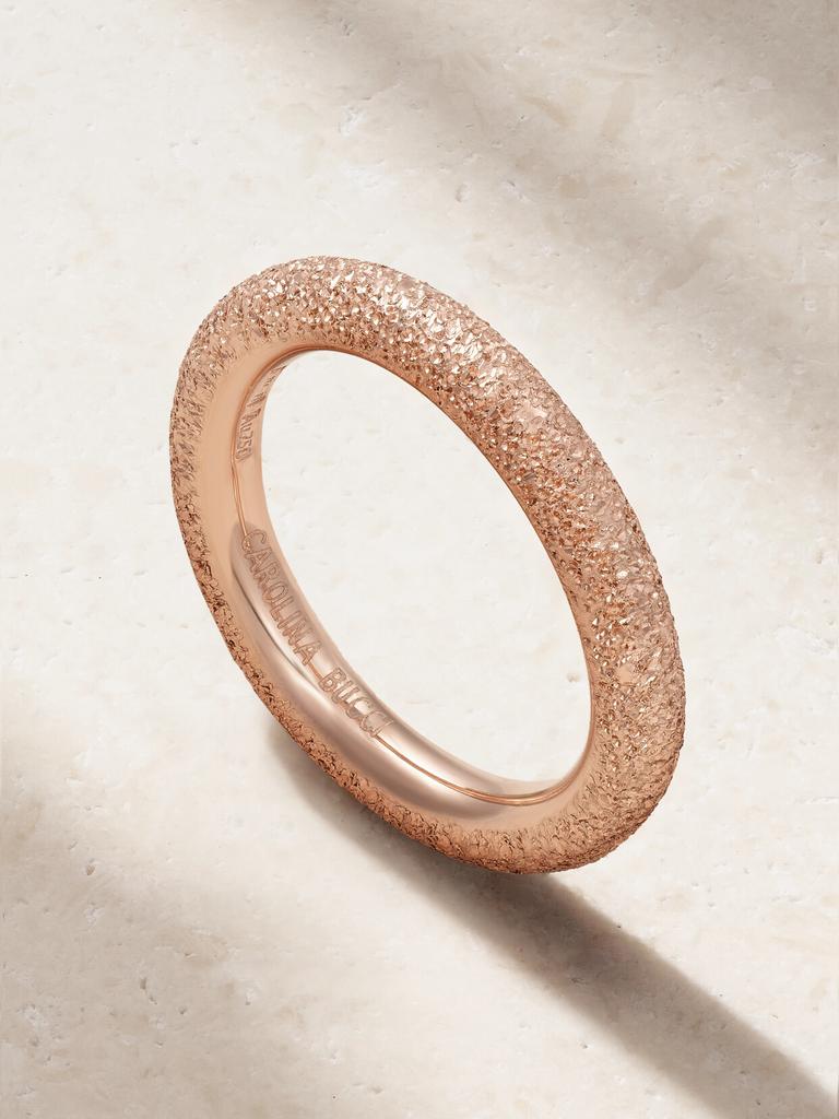 CAROLINA BUCCI Florentine 18k 玫瑰金戒指