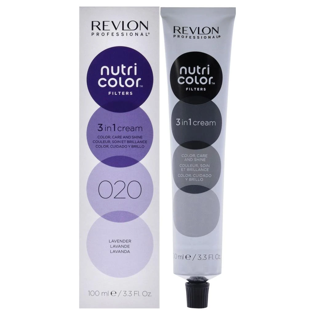 Revlon Nutri Color Cream - 020 Lavender by for Unisex - 3.3 oz Hair Color