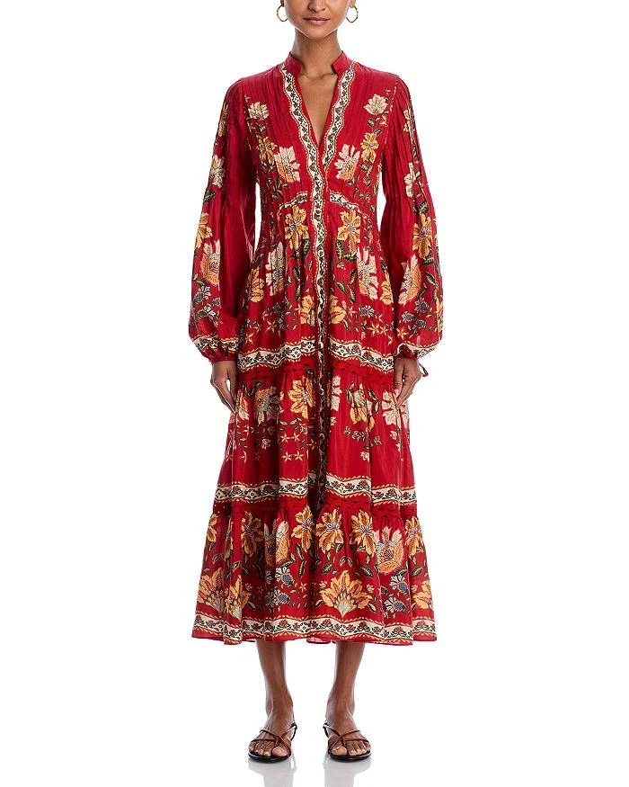 Farm Rio Garden Delight Midi Dress 7