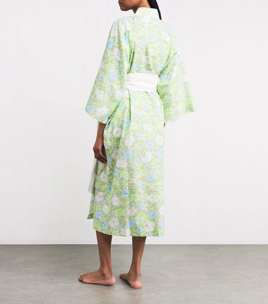 OLIVIA VON HALLE Cotton-Silk Hester Amaya Robe 4