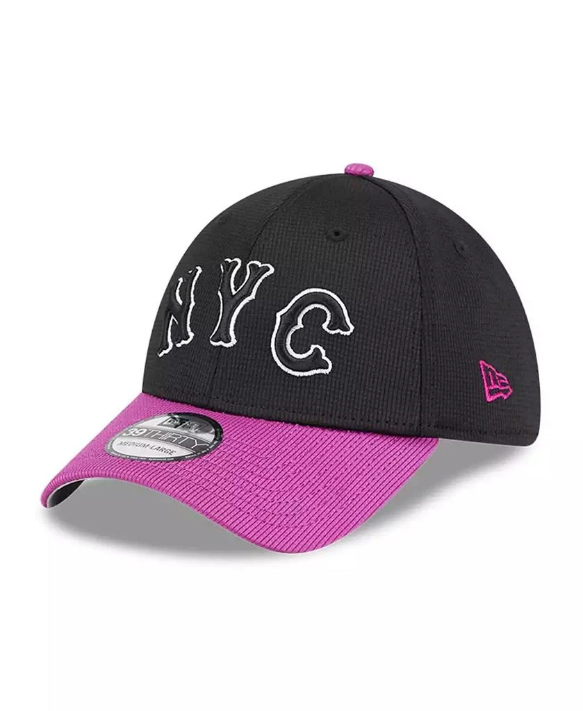 New Era Men's Charcoal/Purple New York Mets City Connect Batting Practice 39THIRTY Flex Hat 1
