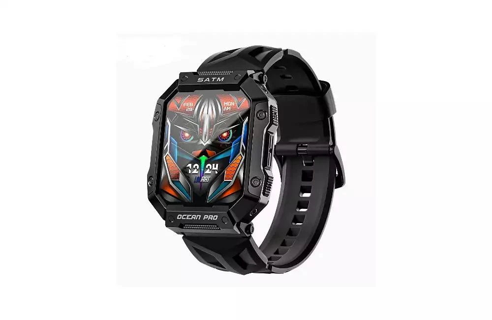 RUXING Smart Stay Connected and Healthy with Advanced Waterproof Smart watch-Yellow