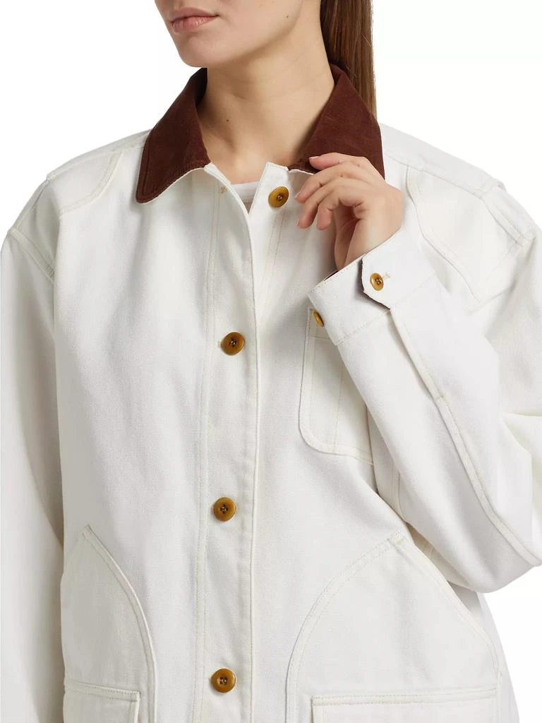 DÔEN Pascale Contrast Collar Jacket 6