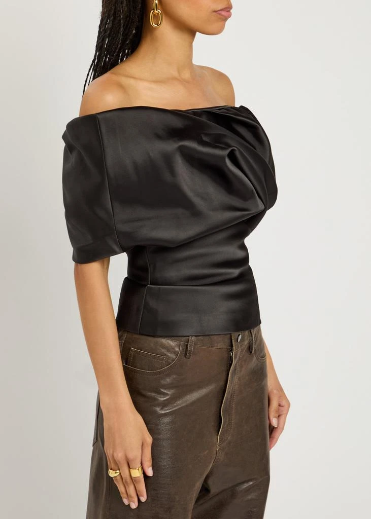 Entire Studios Barge off-the-shoulder satin top 2