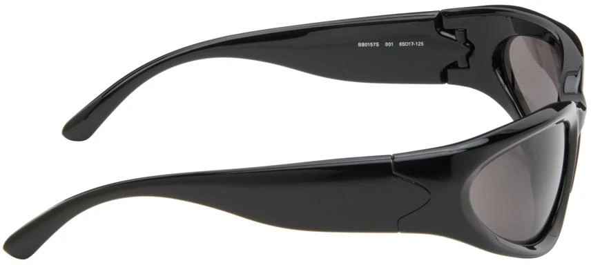 Black Swift Oval Sunglasses – On Sale Now with Up to 30% Off  display picture 2