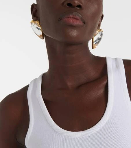Alaïa Le Cœur Bombe heart-shaped earrings 6