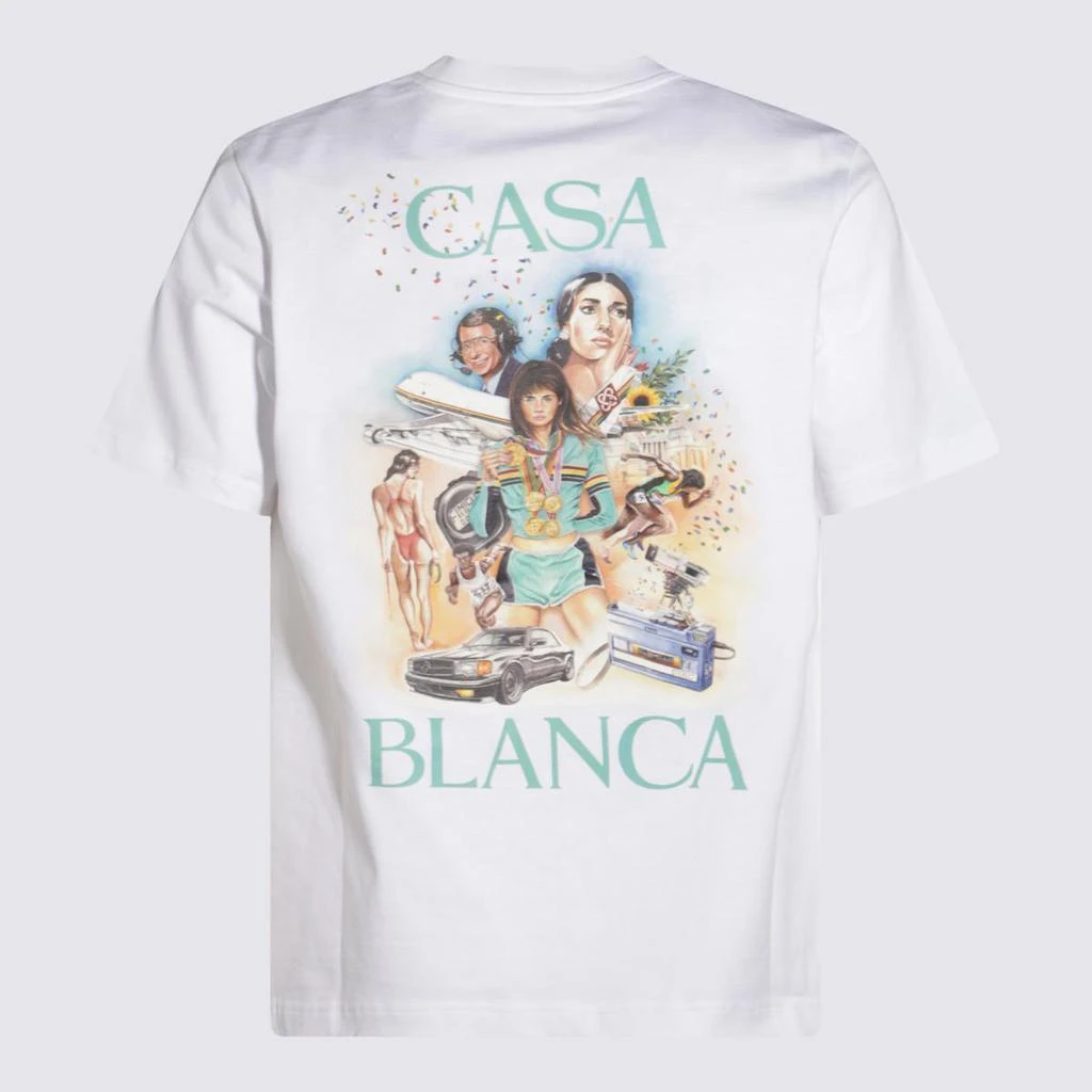Casablanca Casablanca White Cotton T-Shirt 2