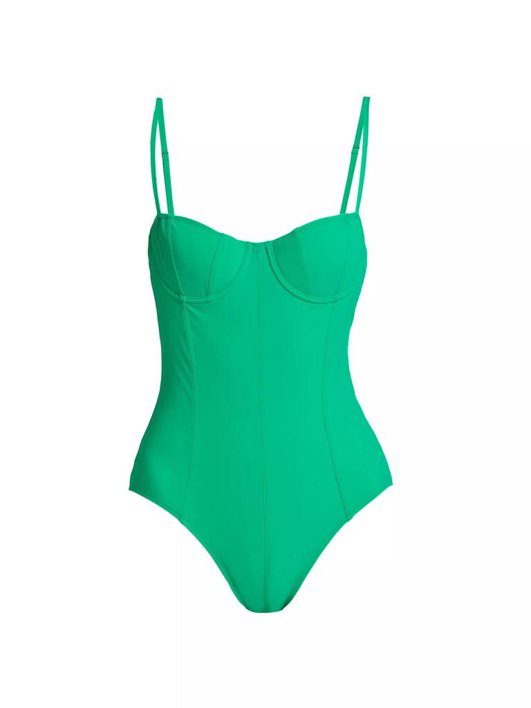 Ulla Johnson Nahla Maillot Underwire One-Piece Swimsuit