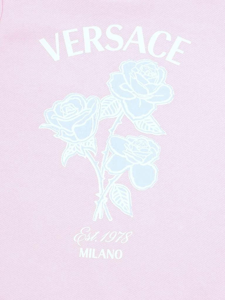 Versace Cotton Sweat Dress W/ruffles 1