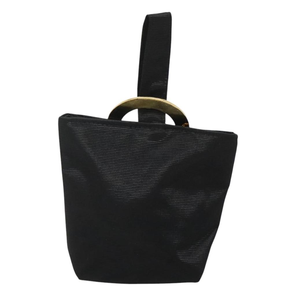 Celine Logo Du Cercle Nylon Clutch Bag (Pre-Owned)