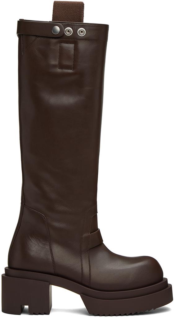 Rick Owens Black Hollywood Low Pull On Bogun Boots - Shoes