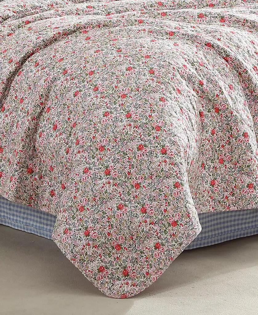 Laura Ashley Rowena Cotton Reversible Quilt, King 7