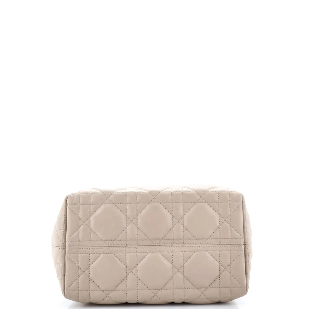 Dior Toujours Tote Bag Macrocannage Quilt Calfskin Small 5